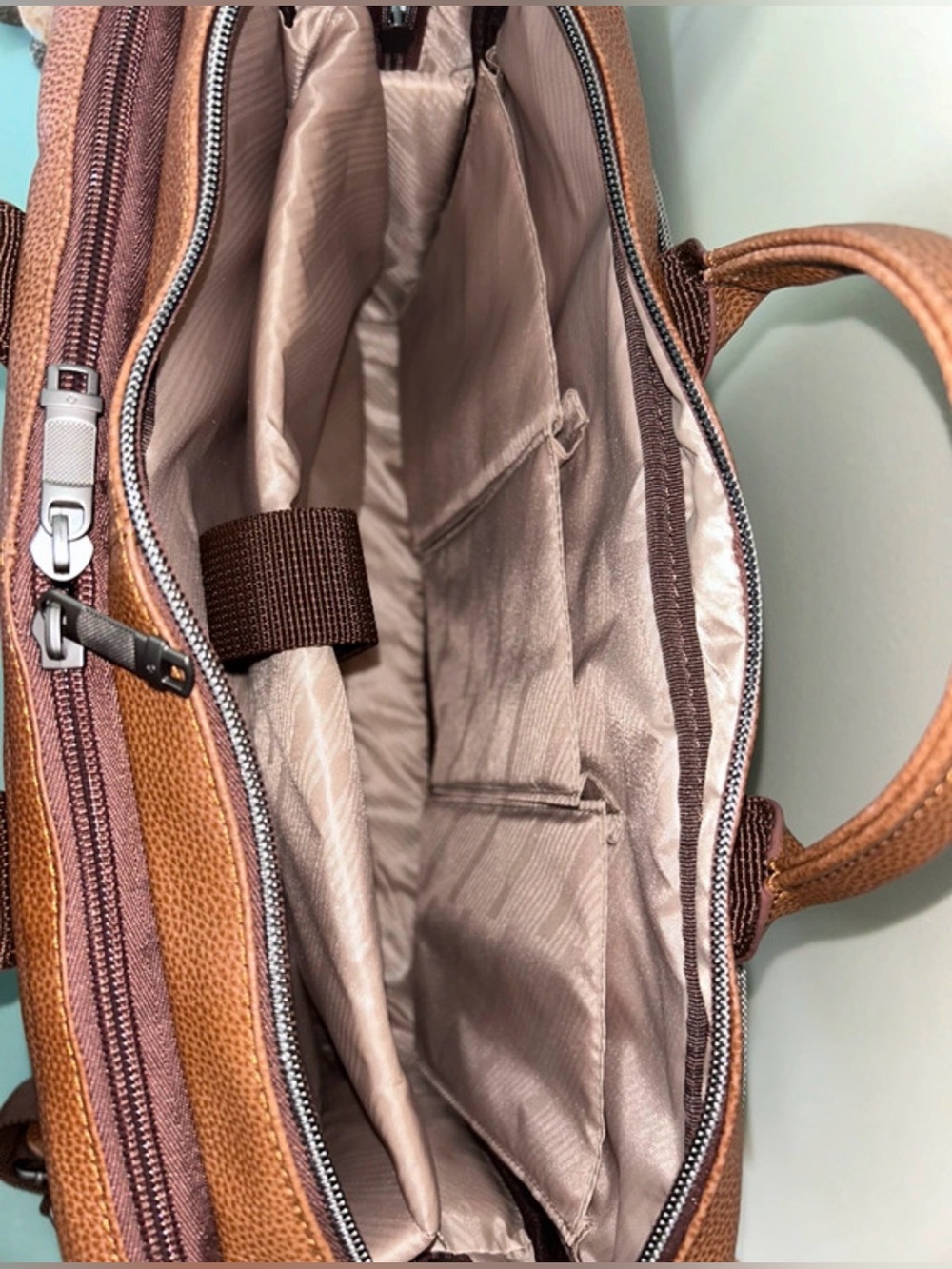 Samsonite Leather Toploader - Picture 6 of 9